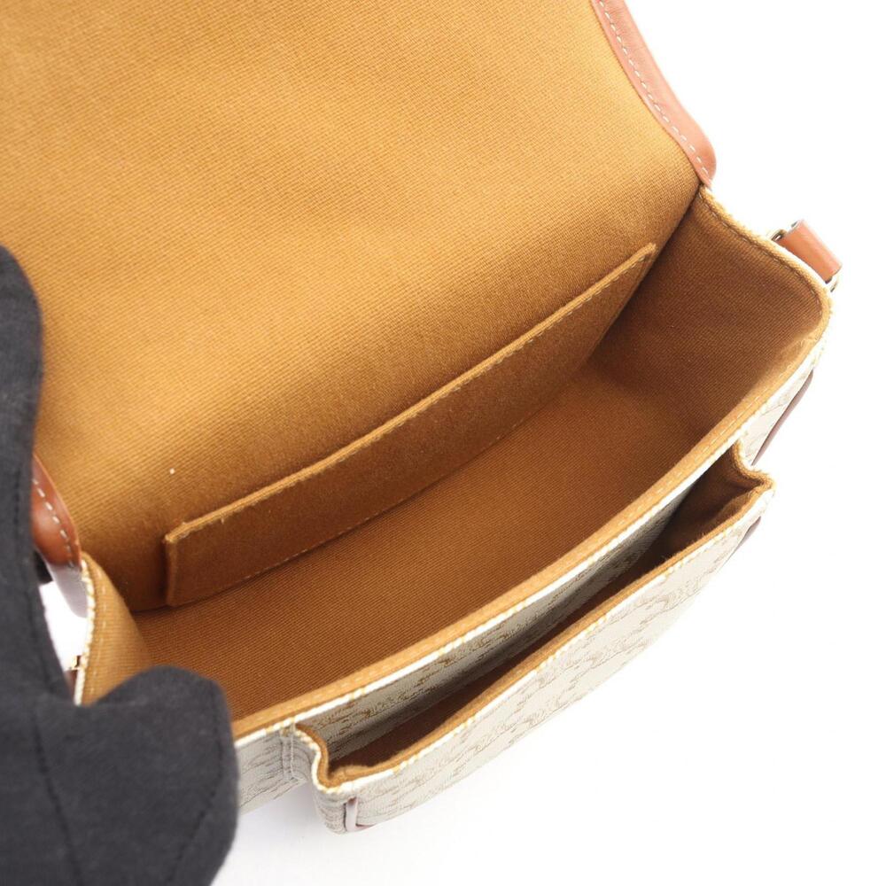 Celine Folco Medium Triomphe Shoulder Bag, Coated Canvas and Leather, Women's... - Picture 3 of 7